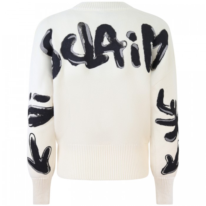 Maglione bianco per donna