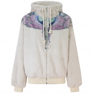 Pellicciotto panna per donna