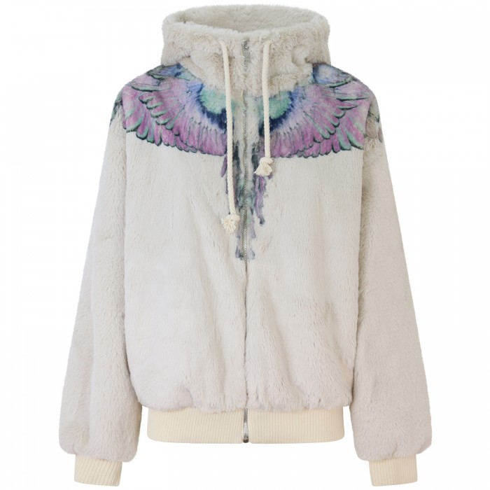 Pellicciotto panna per donna