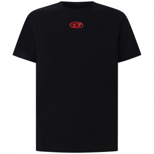 T-shirt nera per uomo