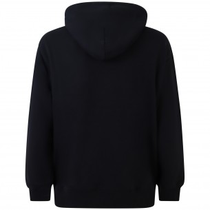 Felpa nera per uomo 2