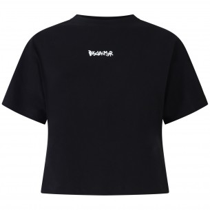 T-shirt nera per donna