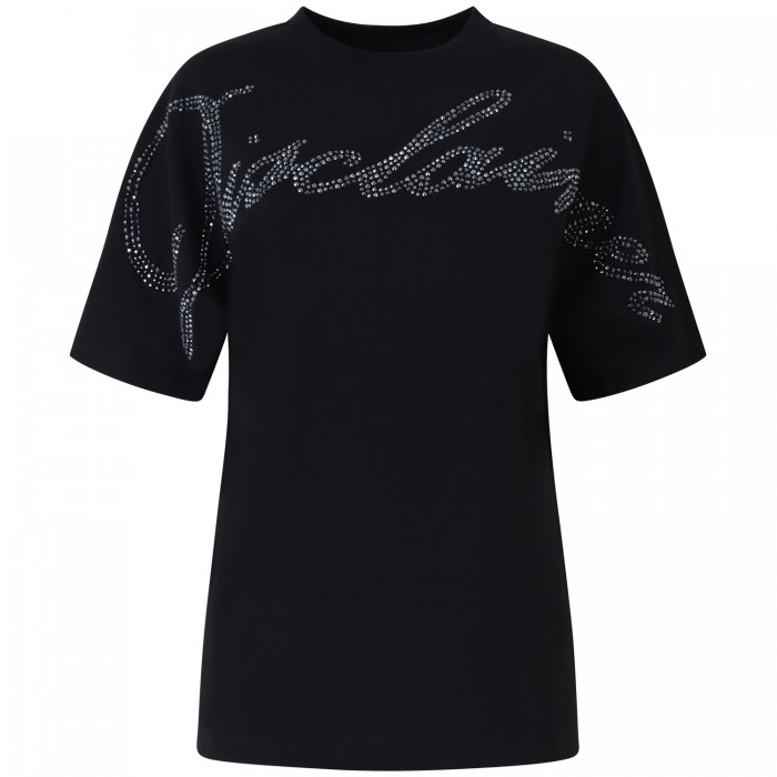 T-shirt nera per donna