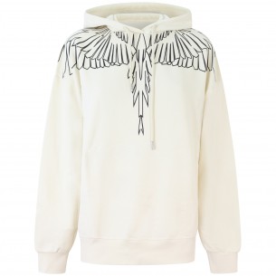 Felpa con cappuccio panna...