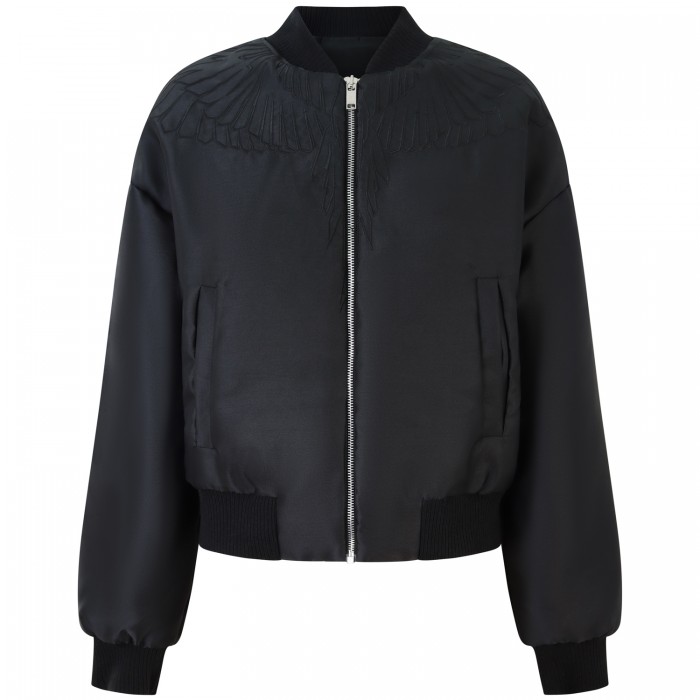Bomber nero  per donna Bomber nero  per donna