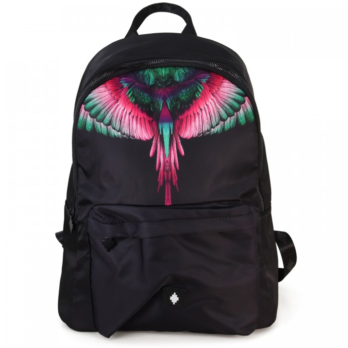 Zaino nero  in nylon per uomo