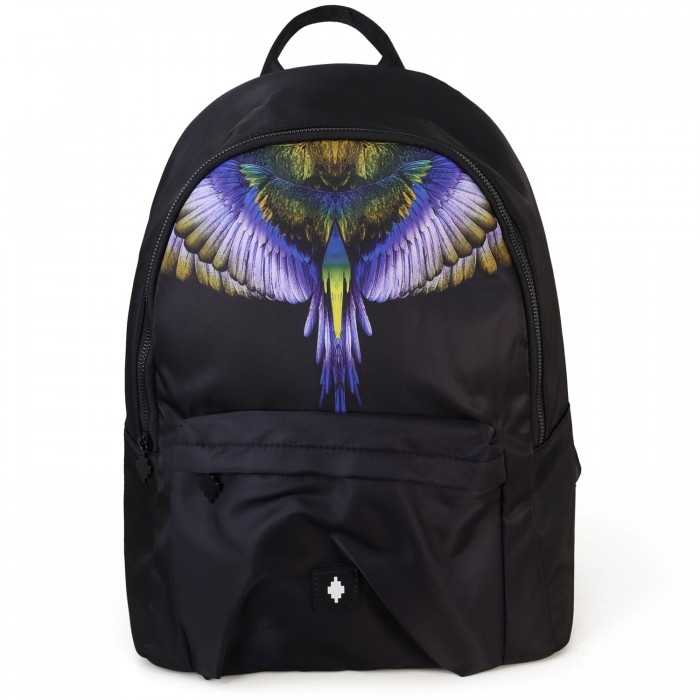 Zaino nero  in nylon per uomo