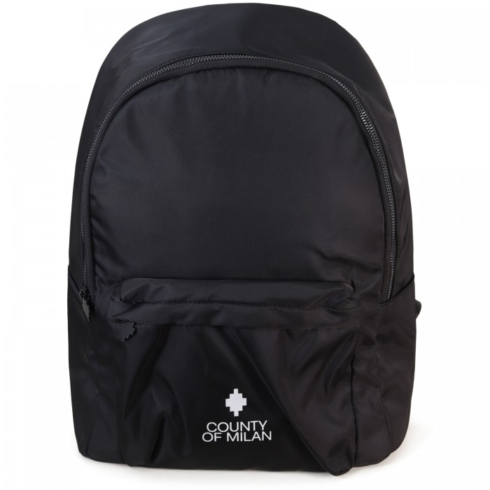 Zaino nero in nylon per uomo