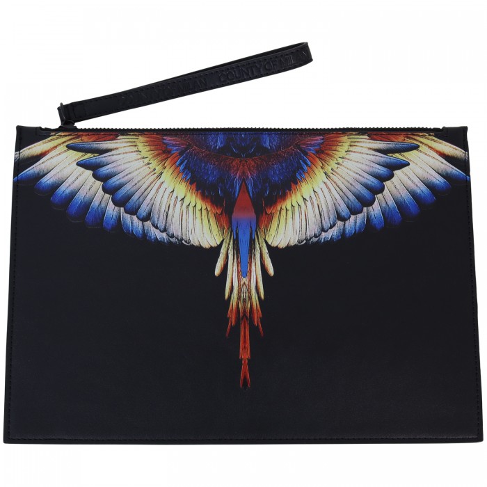 Pochette nera per uomo