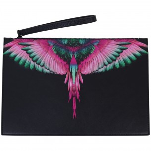 Pochette nera per uomo