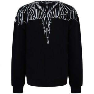 Felpa nera con stampa  per...