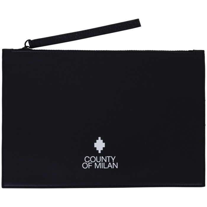 Pochette nera per uomo