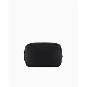 Pochette nera con mini logo...