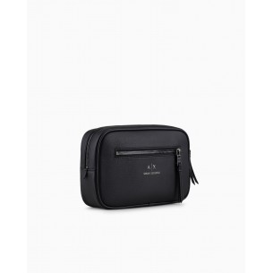 Pochette nera con mini logo... 2