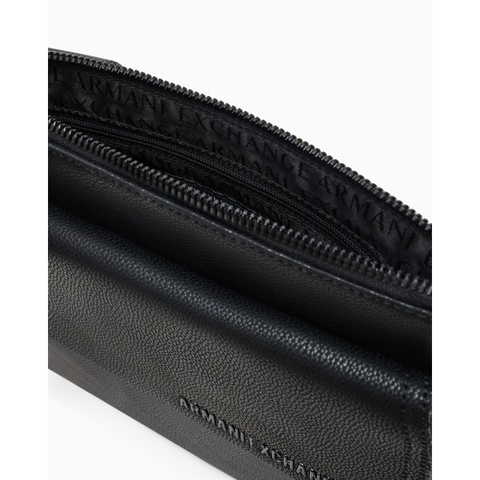 Pochette nera per uomo