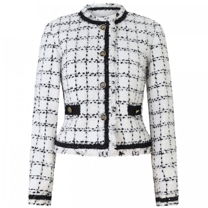 Giacca boucle bianca per donna Giacca boucle bianca per donna
