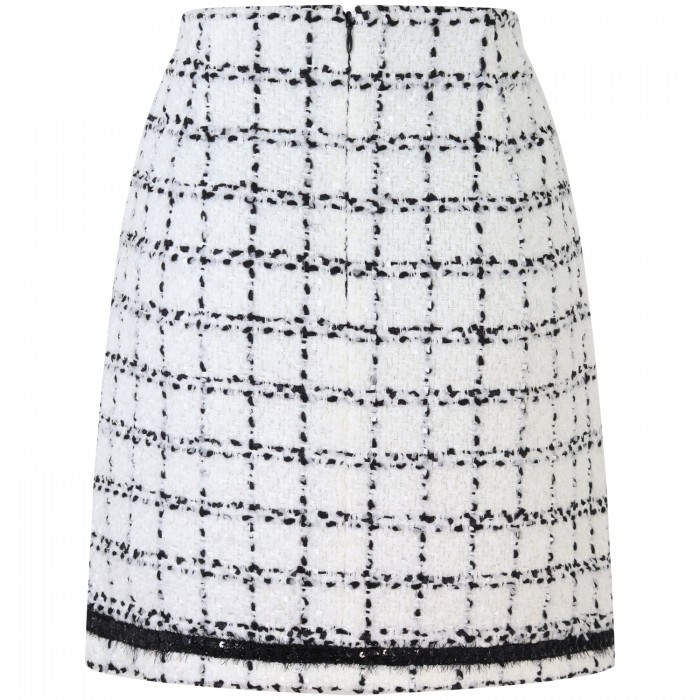 Gonna boucle bianca per donna Gonna boucle bianca per donna