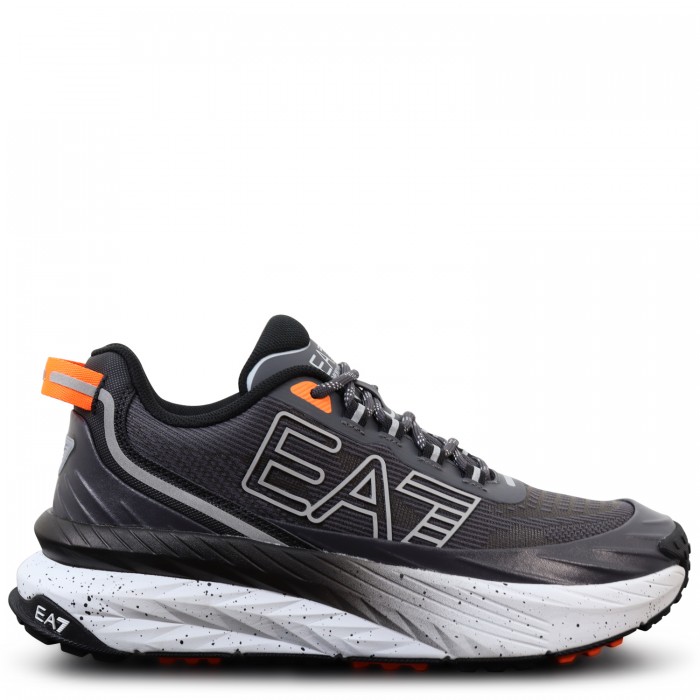 Sneakers nere con logo per uomo