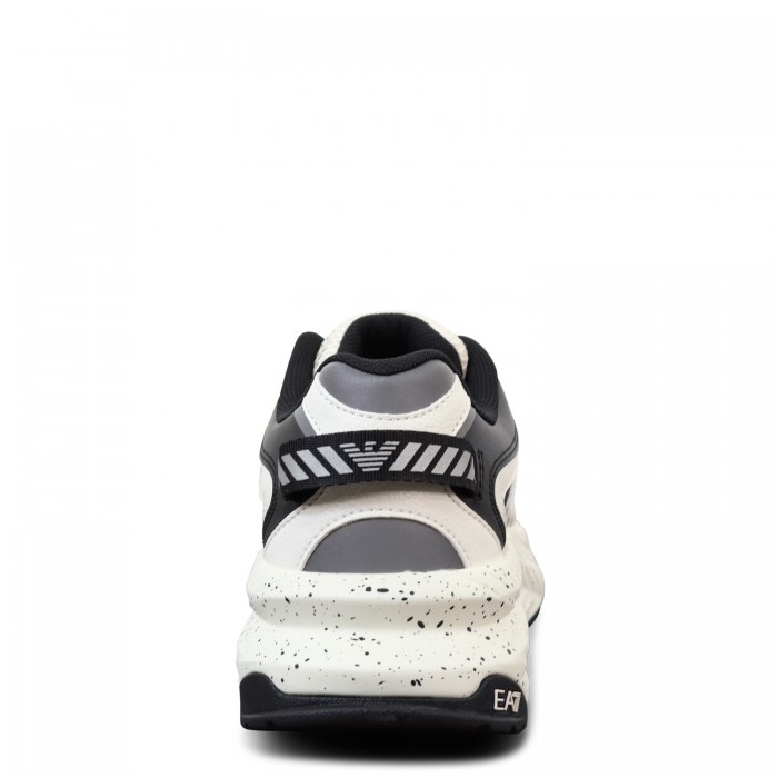 Sneakers nere con logo per uomo