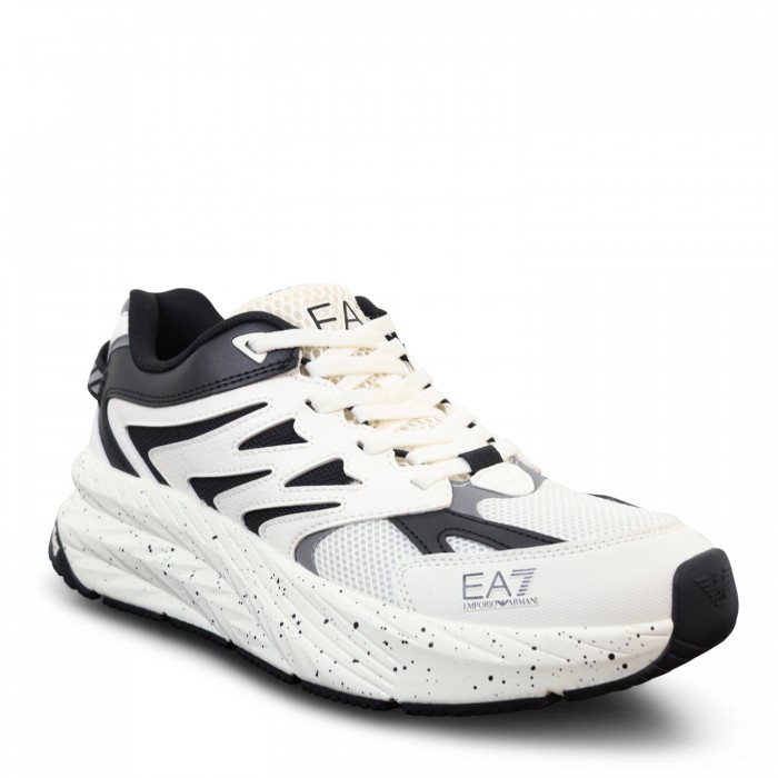 Sneakers nere con logo per uomo