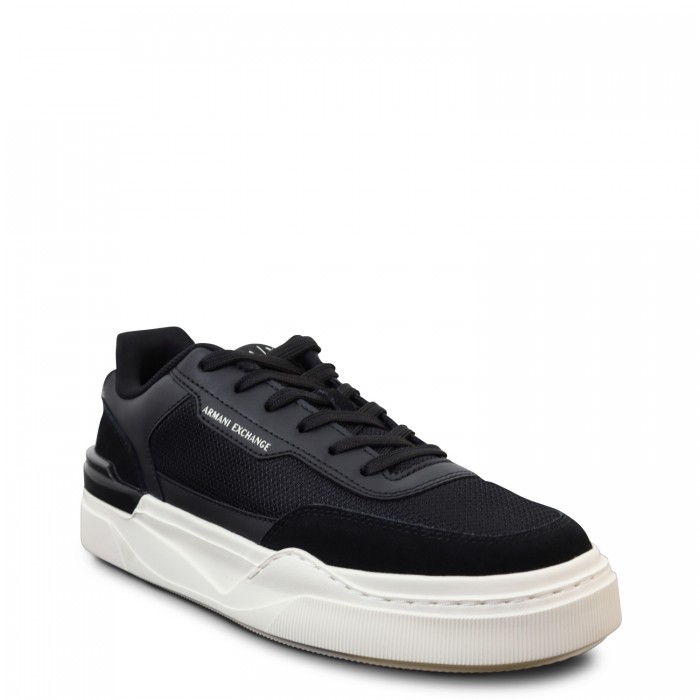 Sneakers nere con mini logo per uomo