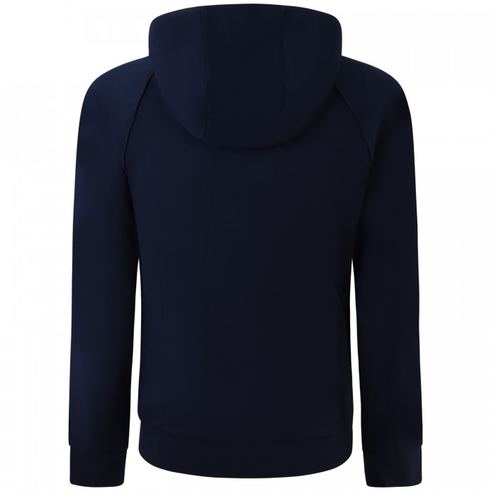 Felpa nera con logo per uomo