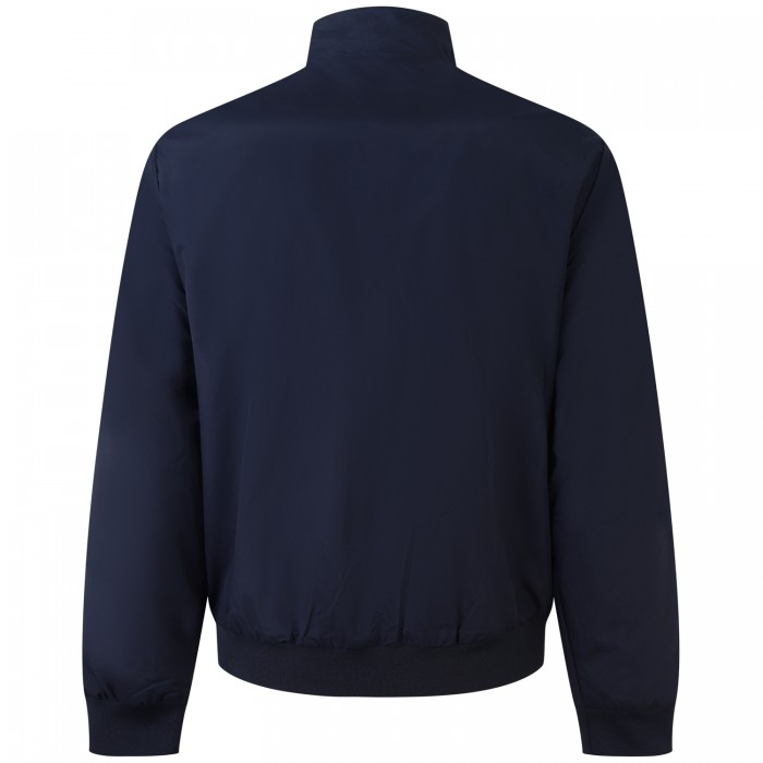 Giubbotto blu con mini logo per uomo