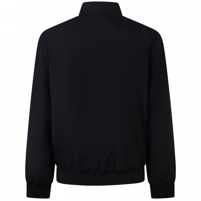 Giubbotto nero con mini logo per uomo