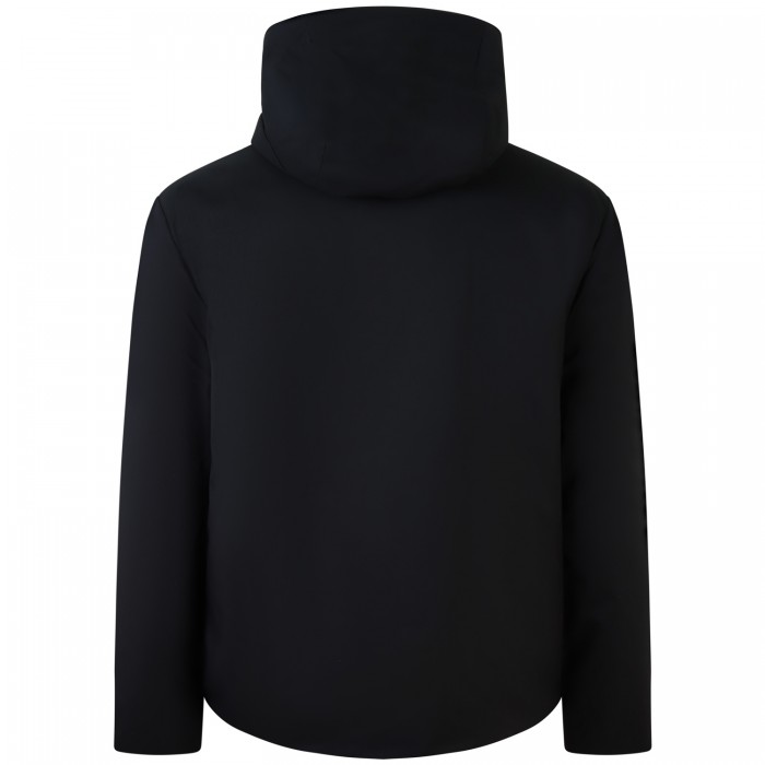 Giubbotto nero con mini logo per uomo