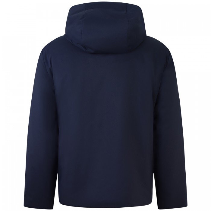 Giubbotto blu con mini logo per uomo