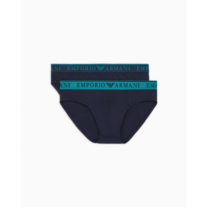 Slip 2pack blu con logo per uomo
