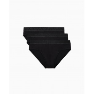 Slip 3 pack nero con logo...