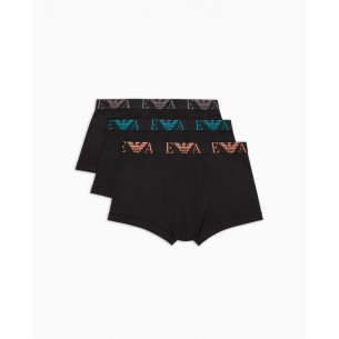 Boxer 3 pack nero con logo...