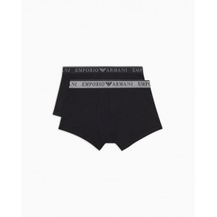 Boxer 2 pack nero con logo...