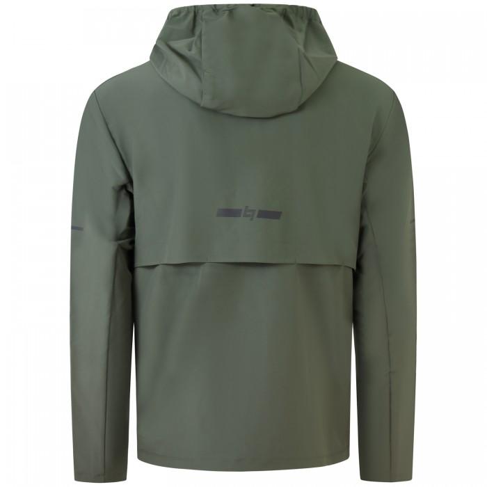 Felpa verde con cappuccio per uomo