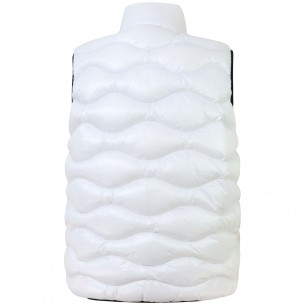 Gilet bianco con logo per uomo 2