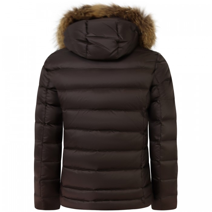 Piumino marrone per donna