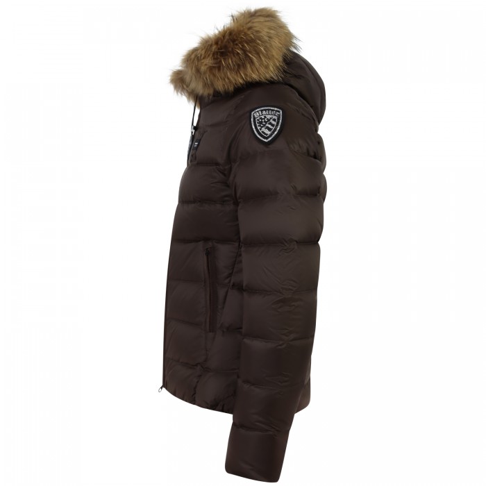 Piumino marrone per donna