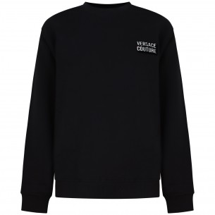 Felpa nera con logo...