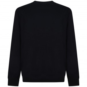 Felpa nera con bande logate...