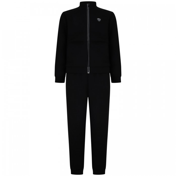 Completo tuta nero con mini logo per...