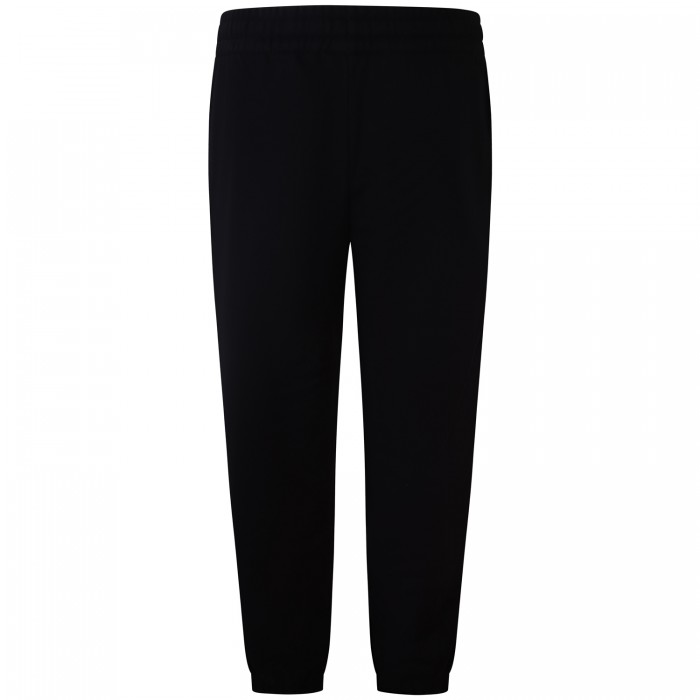 Pantalone tuta nero con logo per uomo