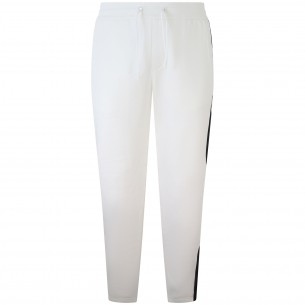 Pantalone tuta bianco con...