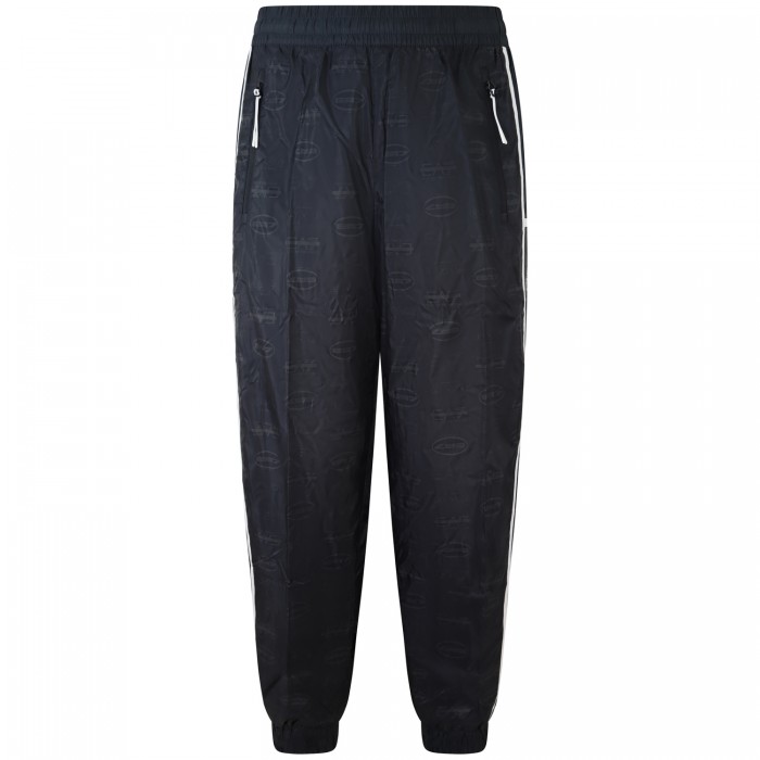 Pantalone tuta nero con logo all over...