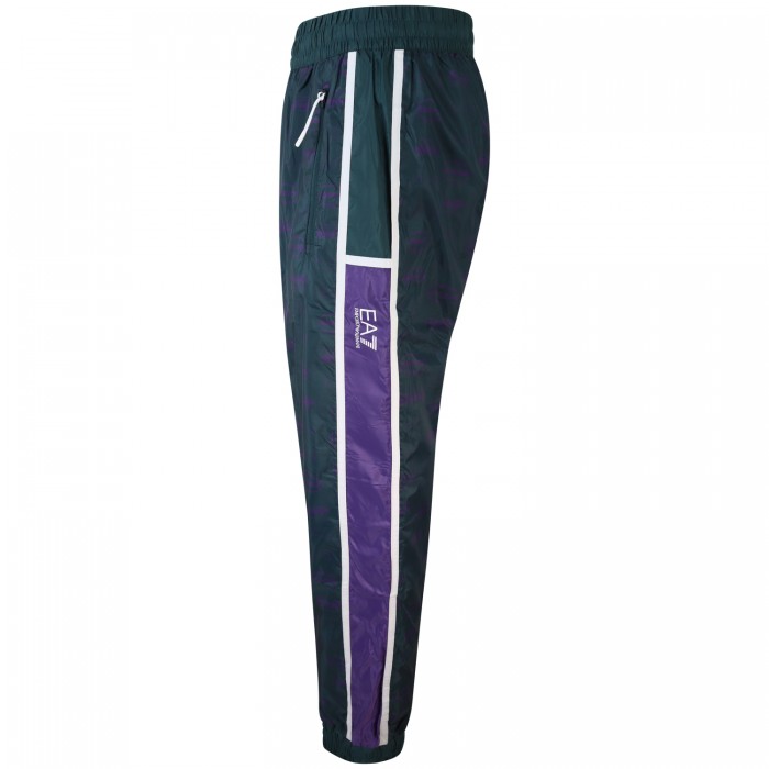 Pantalone tuta verde con logo all... Pantalone tuta verde con logo all...