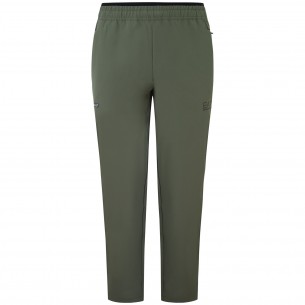 Pantalone tuta verde con...