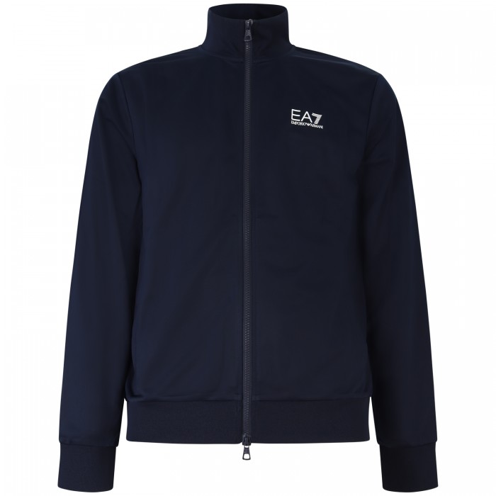 Completo tuta blu con mini logo per uomo