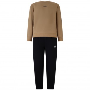 Completo tuta beige e nero...