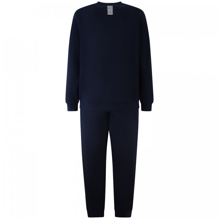 Completo tuta blu con logo per uomo