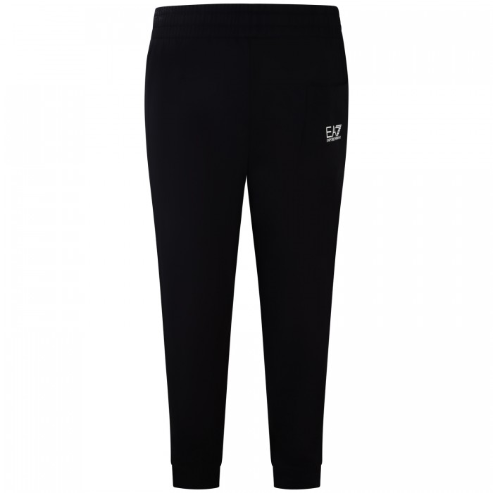 Pantalone tuta nero con logo per uomo